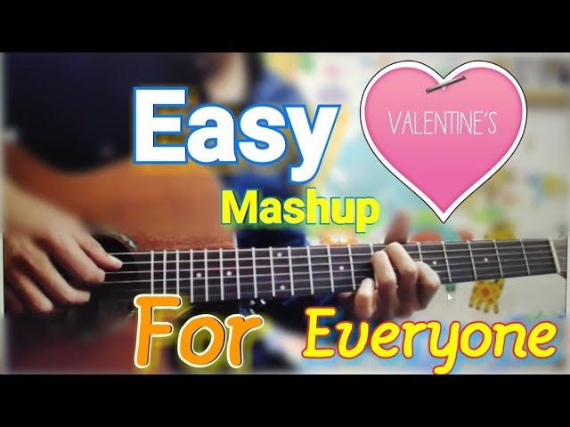 15 Songs - 1 Easy Pattern - Valentine's Mashup for Everyone - Guitar easy chords beginners best