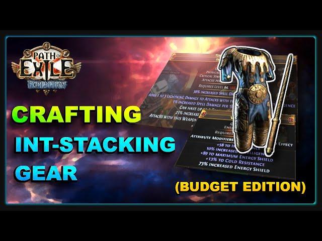 PoE 3.15 - Crafting Budget Int Stacking Gear