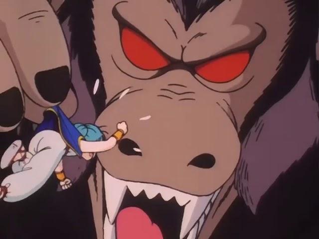 Ape Goku eats Bulma