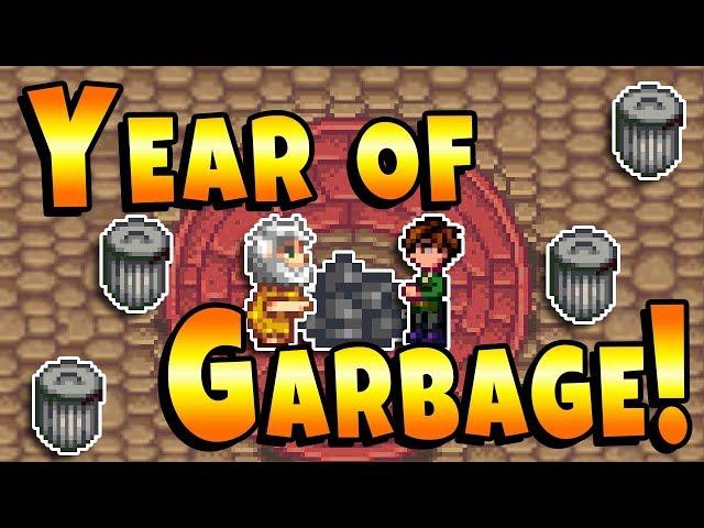 One Full Year Of Only Garbage! - Stardew Valley