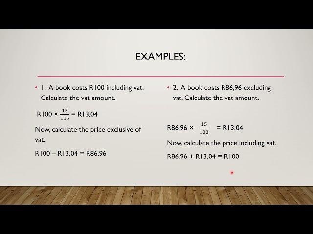 How To Calculate VAT