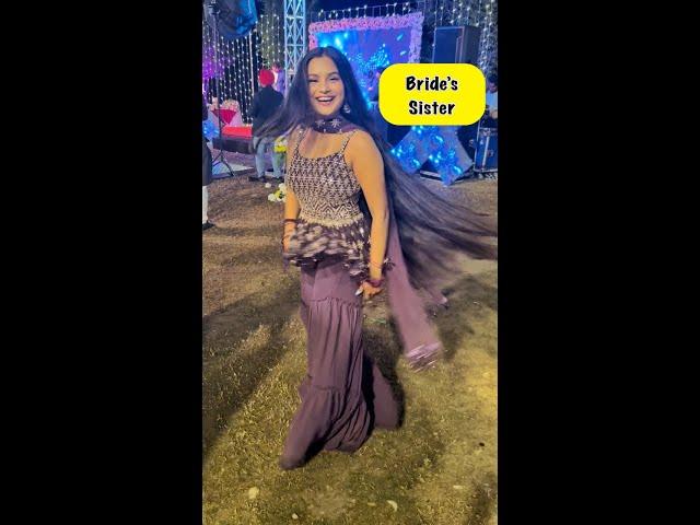 Bride Sister  #crafteraditi #youtubepartner #shorts #youtubeshorts #dance #wedding @CrafterAditi