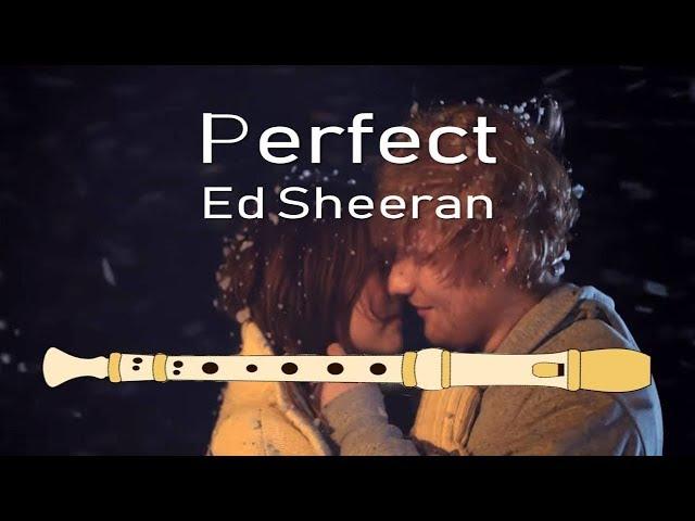 Ed Sheeran - Perfect (COVER FLAUTA CON NOTAS)