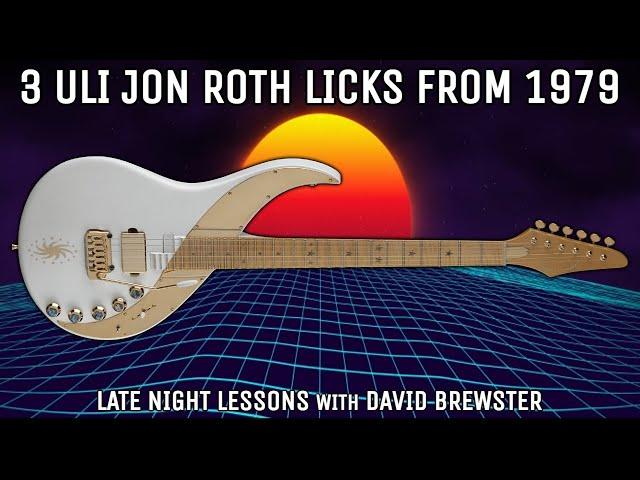 3 Uli Jon Roth Licks From 1979