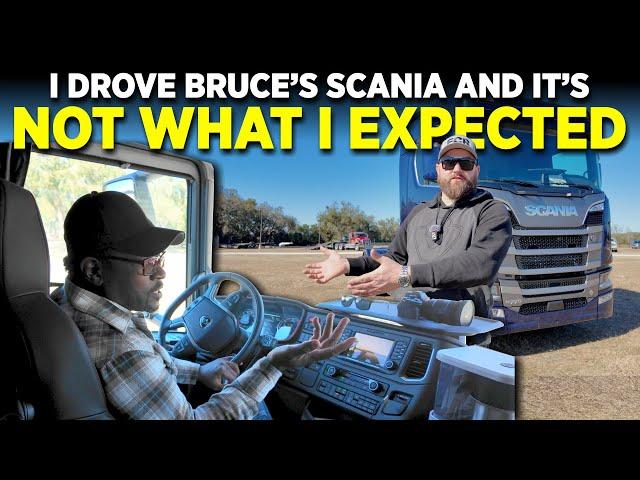 I drove Bruce Wilson's 2025 Scania and it was not what I expected!