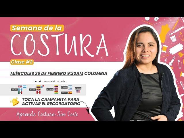 Clase #2 - ¡Semana De La Costura!  // Isabel Villagómez