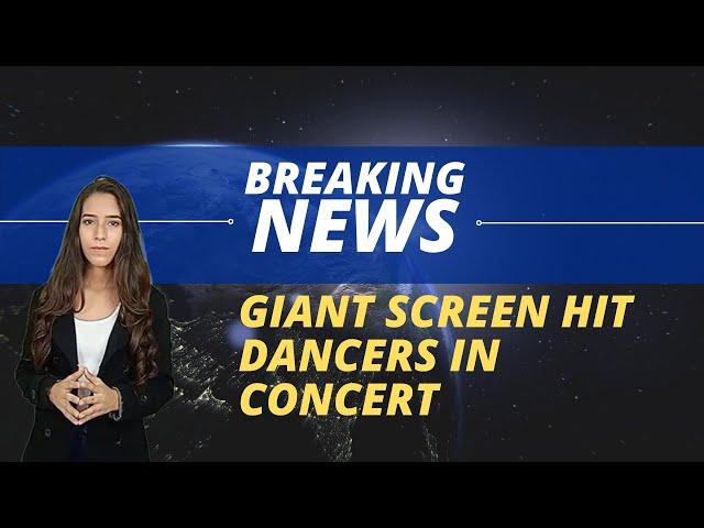 CCM - International - Giant screen hits dancers in concert