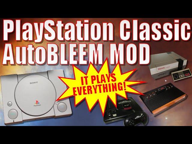 How to Mod a Playstation Classic with Autobleem!