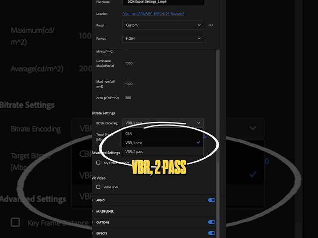 Best Export Settings for Instagram Reels, TikTok and YouTube Shorts 2024 #premierepro