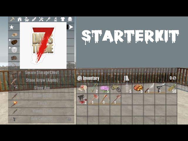 7DTD 7 Days to Die Starter Kit Mod Server Side