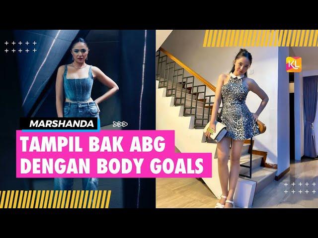 Berhasil Turunkan BB 20 Kg dalam Setahun, Potret Marshanda Makin Langsing - Pamer Body Goals