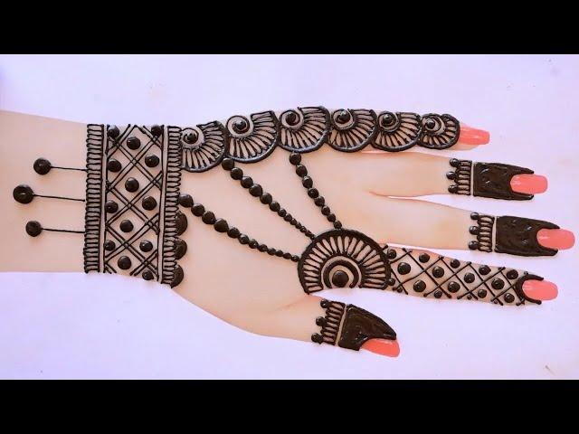 New mehndi design |simple back hand mehndi |mehandi ka design |raksha bandhan mehndi designs