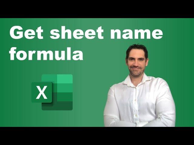 Get sheet name in an Excel formula