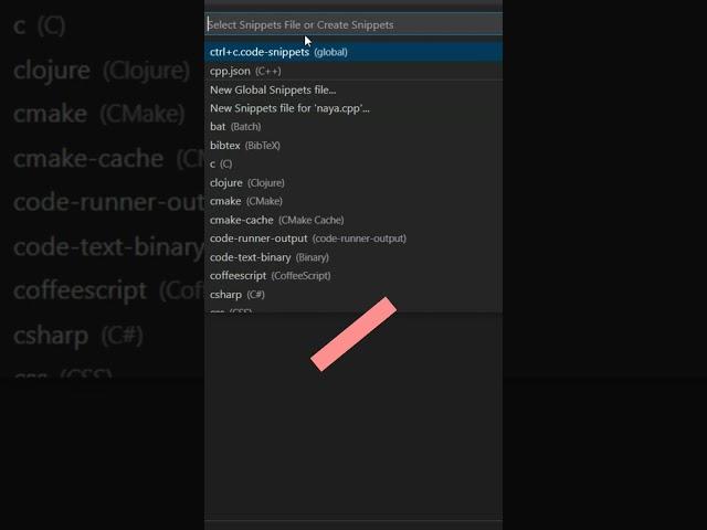 code snippet in #cpp how to make snippets in #vscode #snippet #Technology #newtechnology