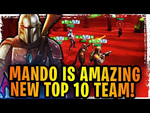 Mando is AMAZING! Disintegrate Darth Revan, Jedi Revan, and General Grievous! New Top 10 Team!
