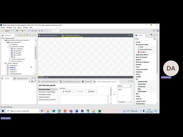 Feed dimensions and Fact Tables ETL Process