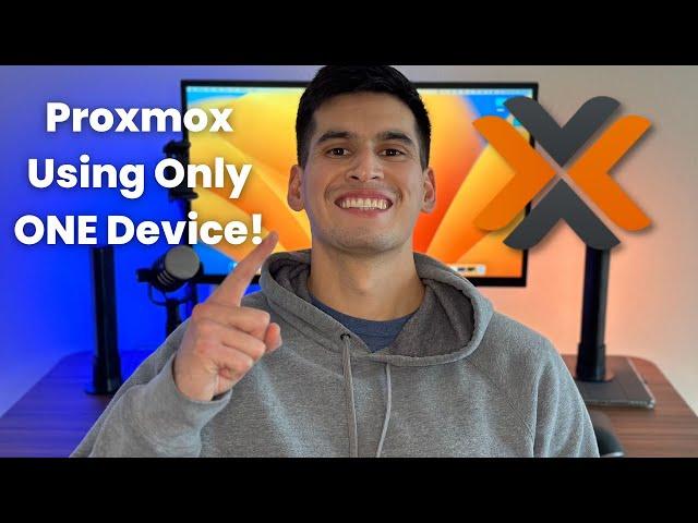 Proxmox Using Only ONE Device! (Beginner Install)