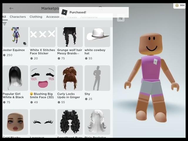 1.6k Shopping spree! First time getting robux!