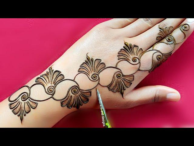 Easy back hand mehndi design | Latest mehndi design | mehndi ka design | mehndi design | mehndi.