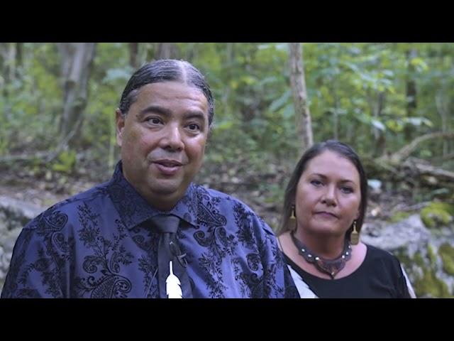 Chief Joseph Riverwind and Dr. Laralyn Riverwind Who Built the Ancient Indian Burial Mounds.