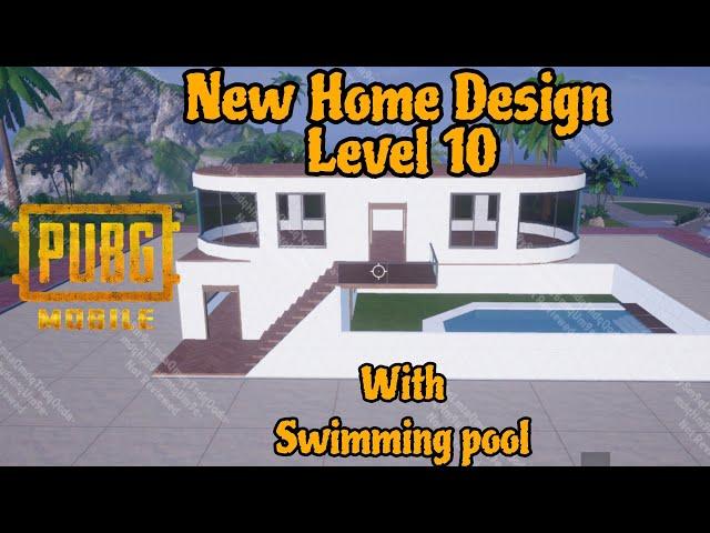  I built a home in Pubg mobile for level 10 with swimming pool