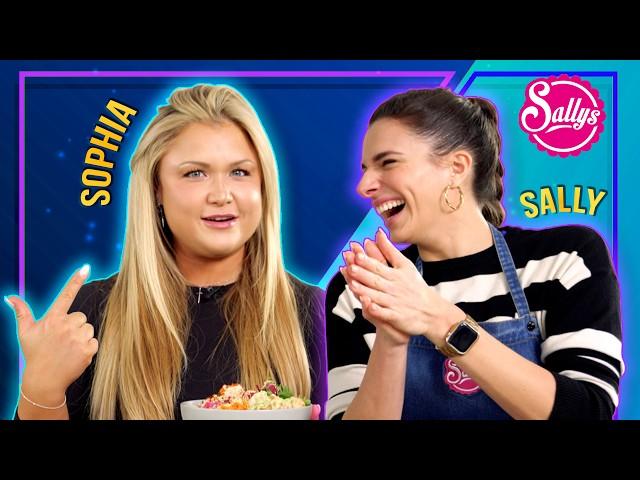 Du hast da was im Gesicht... @Sophia_Thiel zu Gast bei Sally ️ Mealprep & Mini Spiele