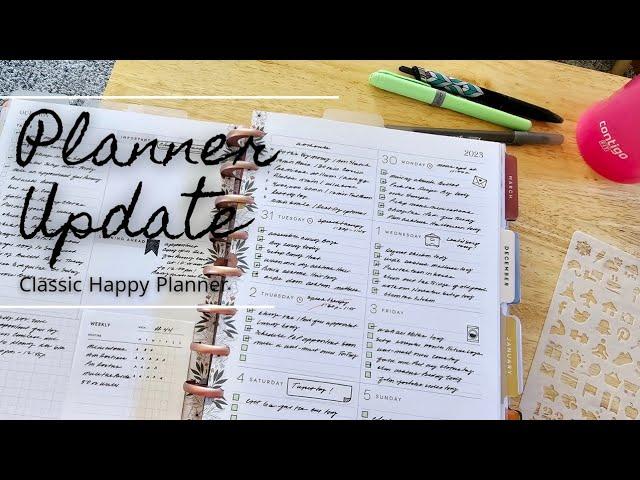 The Classic Happy Planner || Functional Planner Update || Happy Planner Dashboard Layout || PWM