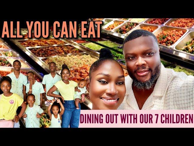 No cooking at home! Eating out with our 7 children | Sunday dinner