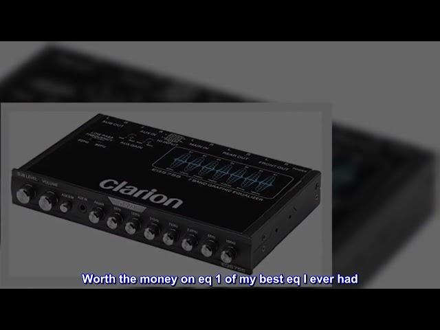 Great product -  Clarion EQS755 7-Band Car Audio Graphic Equalizer with Front 3.5mm Auxiliary Input,