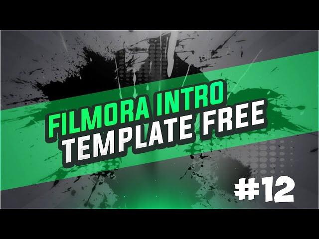 Wondershare Filmora Intro Template 12 Free Download