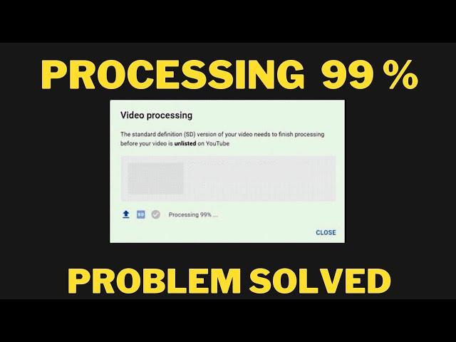 Youtube video uploading process stuck at 0% or 99 % | [SOLVED]