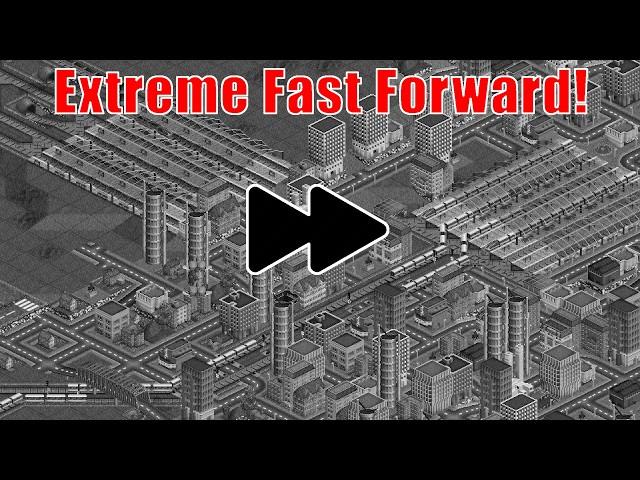 OpenTTD Fast Forward Challenge - 100 Years In Just 1 Hour. Can you build that fast?