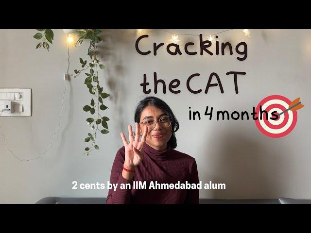 Can you crack the CAT in 4 Months?