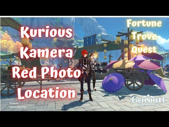 Kurious Kamera Red Photo Guide - Fortune Trove Quest - Genshin Impact