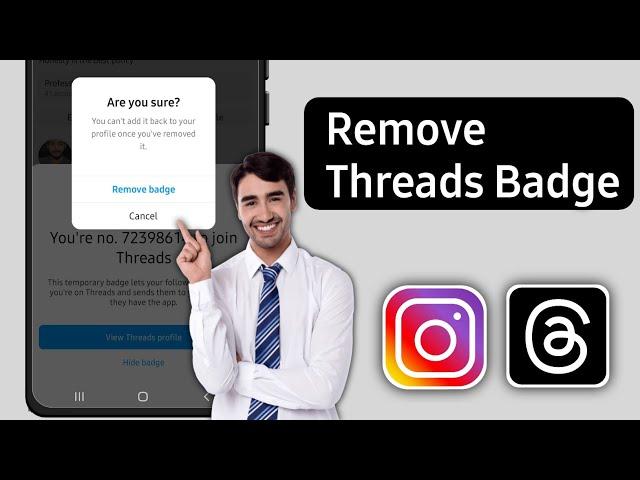 How To Remove Threads Badge On Instagram Profile | Remove Threads Badge