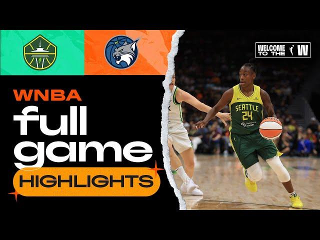 Minnesota Lynx vs. Seattle Storm | FULL GAME HIGHLIGHTS | July 12, 2024