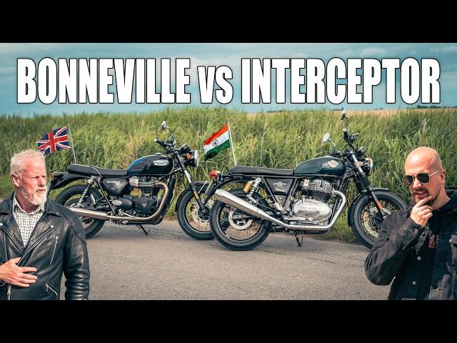 Royal Enfield Interceptor vs Triumph Bonneville T100 | An Unexpected Conclusion