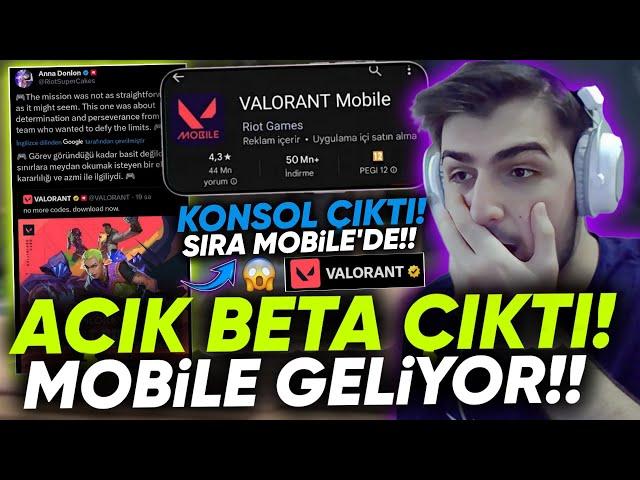 VALORANT KONSOL AÇIK BETA ÇIKTI VE SIRA ARTIK MOBİLE'DE!  | VALORANT MOBİLE