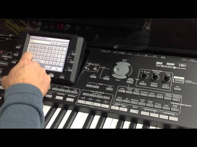 Korg PA3x Making Registrations