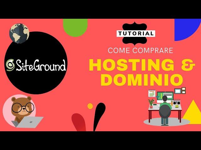 Come Aprire e Creare Un Blog In 10 Minuti -  Tutorial Acquisto Dominio & Hosting Siteground 2020