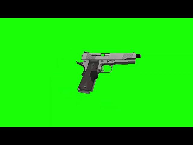 Gun green screen
