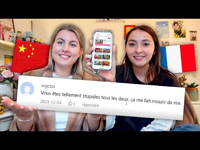 WE REACT TO OUR CHINESE FANS ! (two famous French girls in China)