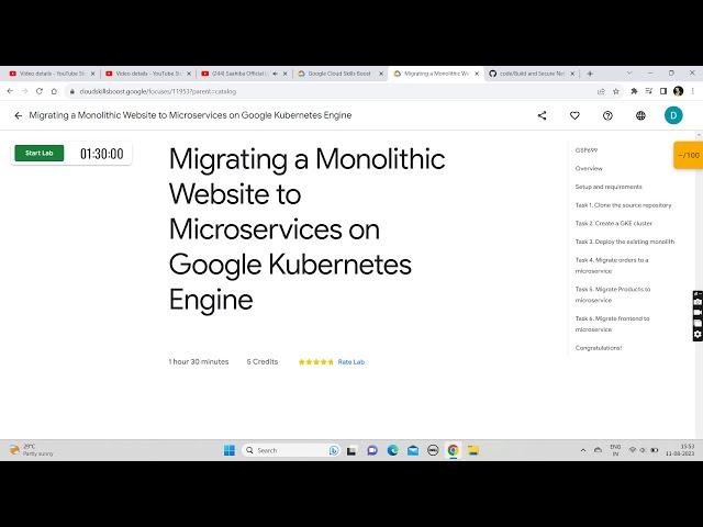 Migrating a Monolithic Website to Microservices on Google Kubernetes Engine || Lab Solution