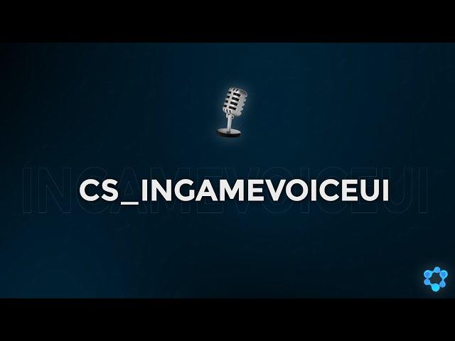 FREE CS_Ingamevoice | FiveM Ingamevoice UI Script | Sprachchat UI