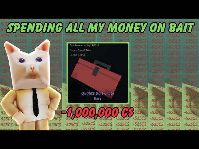 OPENING 1,000,000$ WORTH OF BAIT CRATES (Dont do this )