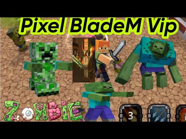 Esse jogo é igual MINECRAFT- PIXEL BLADE M VIP_ZOMBIE