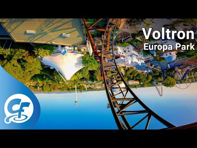 Voltron front wing seat on-ride 5K POV @60fps Europa Park