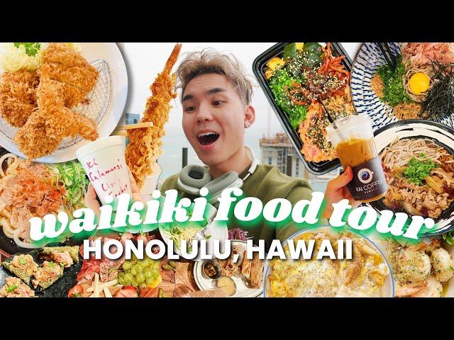 What to Eat in WAIKIKI HAWAII! (HONOLULU HAWAII FOOD TOUR) EP 2