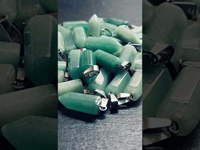 Green  Aventurine Crystal Necklace And Pendant #shorts #shortvideo #jewellery #fyp #viral