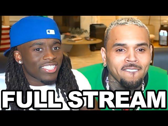 Kai Cenat & Chris Brown FULL STREAM!